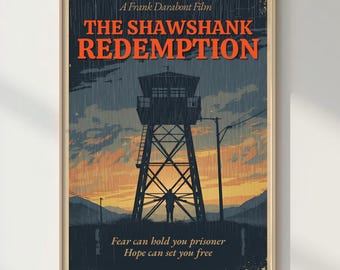 メキシコ、シワタネホの旅行ポスター：映画『ショーシャンクの空に』の