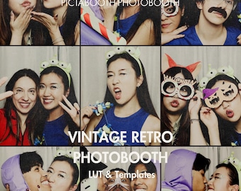 LUT y plantillas para fotomatón de película en color vintage (DSLRBOOTH / LUMABOOTH) BoothByBryant Insired