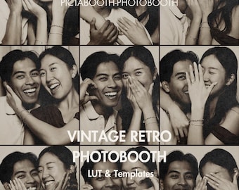 Vintage Sepia Film Photo Booth LUT & Templates (DSLRBOOTH / LUMABOOTH) BoothByBryant Insired