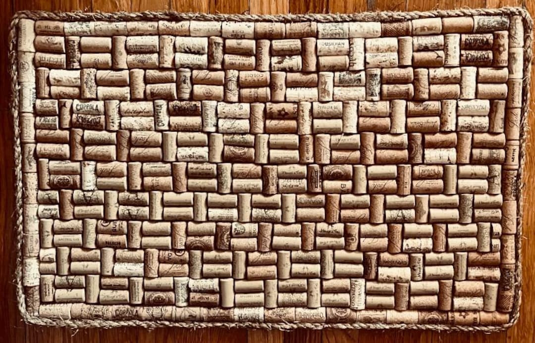 Handmade Cork Floor Mat - Etsy