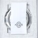 see more listings in the 3 Letter Monogram Napkin section