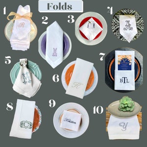 Set of 100, Bulk Monogrammed Cloth Wedding Napkins, Linen Napkins, 1 Letter monogram, Embroidered Cloth Napkins, Cotton Napkins image 10
