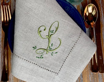 Thanksgiving Give Thanks Embroidered Cloth Dinner Napkins – White Tulip  Embroidery