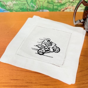 Tablecloth Motorcycle Silhouette Pattern Print Rectangle Home 　並行輸入 : Black Motorcycle Silhouette Set from Different