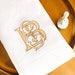 see more listings in the 1 Letter Monogram Napkin section