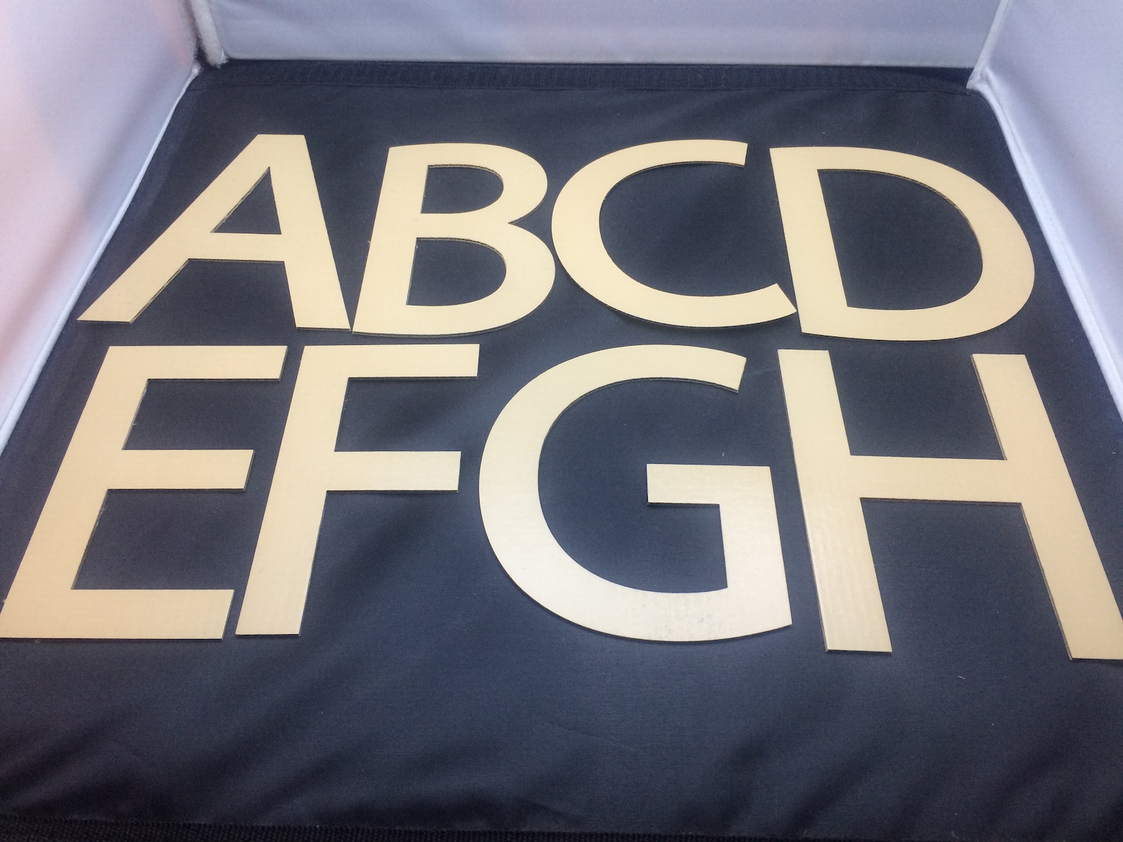 10 Cardboard Letters Large Custom Painted Ten Inch Craft Etsy