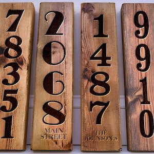 Personalized Engraved Address Wood Sign Wooden Housewarming Gift - Rustic Decor - Custom Engraving - Street Name - Wedding Gift Engrave
