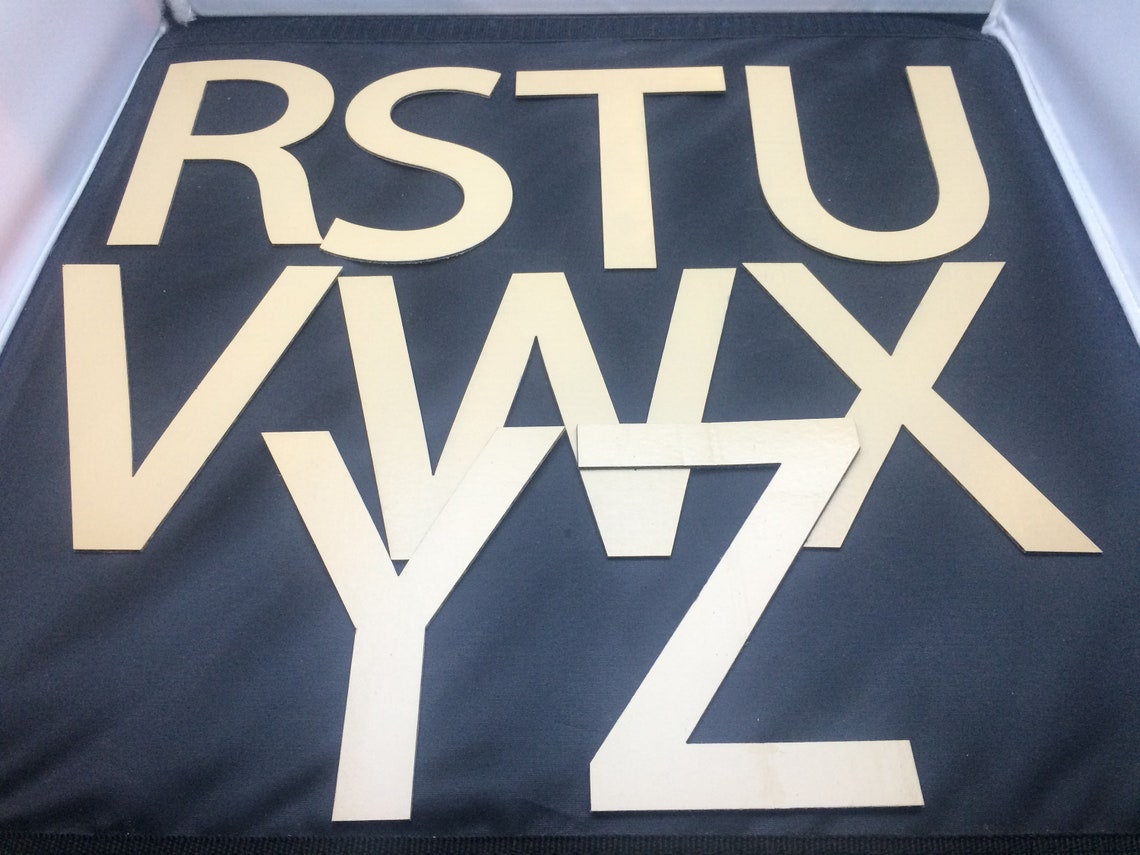 10 Cardboard Letters Large Custom Painted Ten Inch Craft Etsy