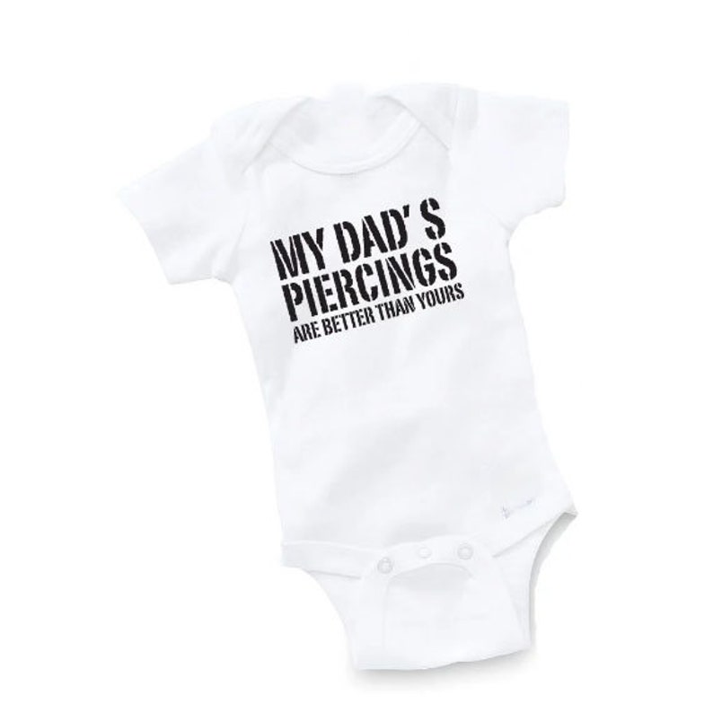 Your Dad My Dad LONG SLEEVE funny baby Onesie Romper Makes a Great Shower