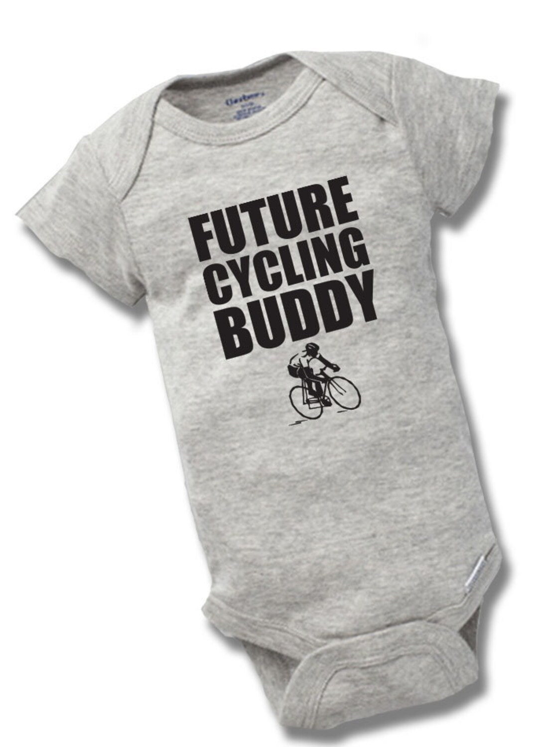 Future Cycling Buddy Onesies Baby Shower Gift Funny Boy Girl Cute Niece