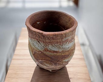 Handcrafted Canyon Earth Ceramic Cup – Rustic Speckled Stoneware