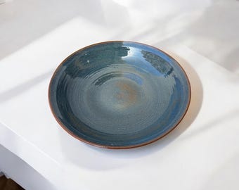 Sunday Large Blue Plate
