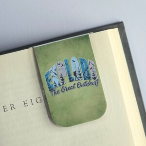 Wandern Geschenk, Magnet Lesezeichen, Geschenk unter 5, Stocking Stuffers, Geschenke für Papa, Geschenke für ihn, Gastgeschenke, Outdoor erkunden, Planer Geschenk