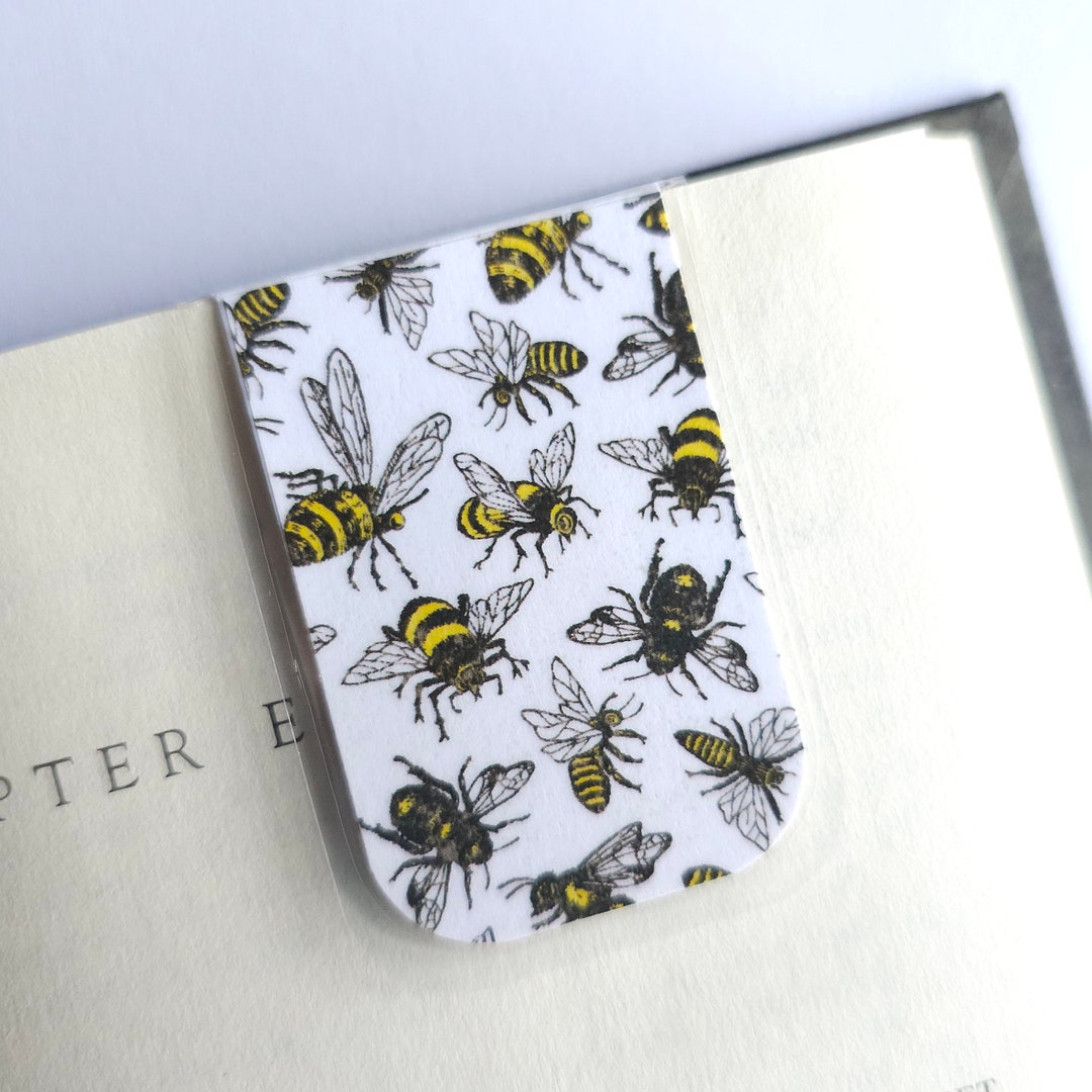 Honeybee Bookmark, Magnetic Bookmark, Bee Gift, Reader Gift, Gift for ...