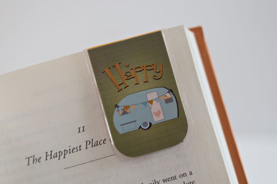 RV Bookmark Laminated Bookmark Happy Etsy