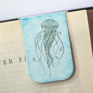 Jellyfish Gift, Gifts For Mom, Magnetic Bookmark, Mothers Day, Magnetic Page Marker, Planner Bookmark, Gifts Under 5, Sea Life Gift, For Her