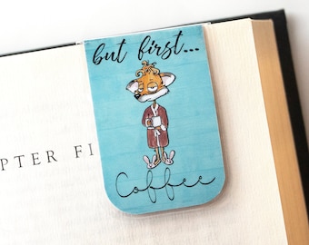 Coffee Bookmark - Coffee Lover - Reading Bookmarks - Made in the USA