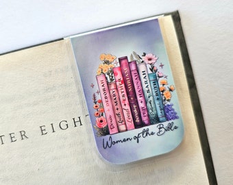 Women of the Bible, Magnetic Bookmark, Gift, Reader Gift, Gift For Teens, Christmas, Stocking Stuffer, Bible Study, Church, Ruth, Esther