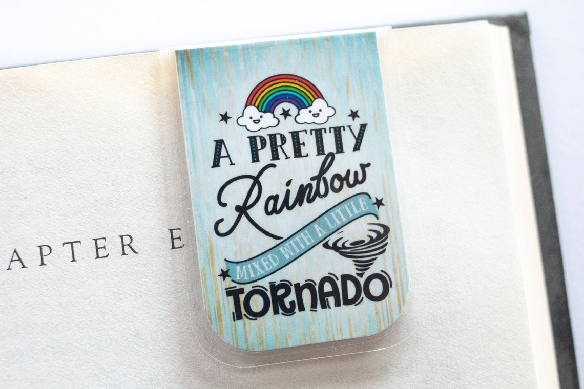 Bookmark Rainbow Gift Tornado Gift Stocking Etsy UK