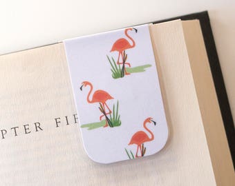 Flamingo Gift, Flamingo Bookmark, Magnetic Bookmark, Gifts Under 5, Mother's Day, Gifts For Her, Bird Lovers, Planner Gifts, Flamingo Party