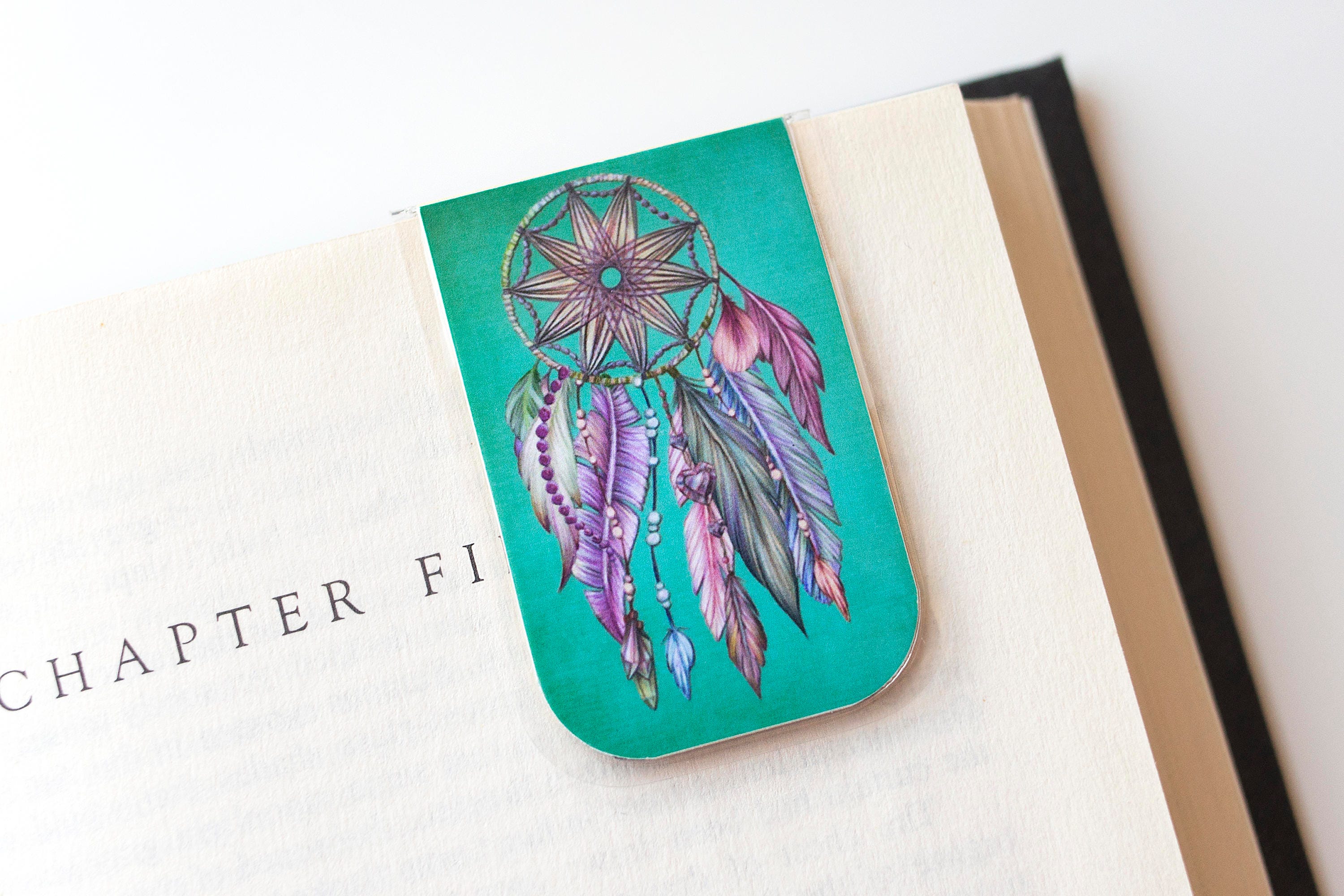 Dream Catcher Gift Magnetic Bookmark Laminated Bookmark | Etsy