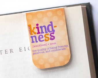 Kindness Bookmark, Magnetic Bookmark, Gift Under 5, Quote Gift, Planner Bookmark, Bible Study Gift, Bible Quote Gift, Mother's Day, Be Kind