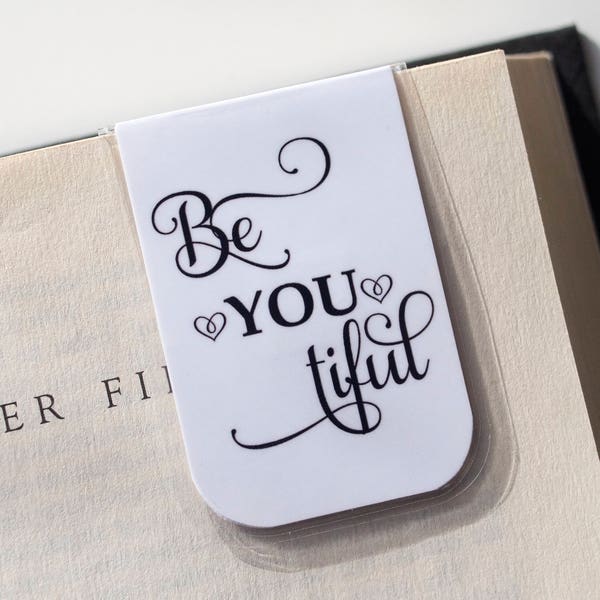 Magnetic Bookmark, Quote Bookmark, Gift For Mom, BeYouTiful, Valentines Day, Easter Basket, Gifts Under 5, Mothers Day, Gifts For Teens