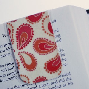 Paisley Bookmark, Signet magnétique, marqueur de page magnétique, cadeaux de moins de 5 ans, cadeaux pour elle, cadeaux pour maman, cadeau de fête des mères, signet de planificateur