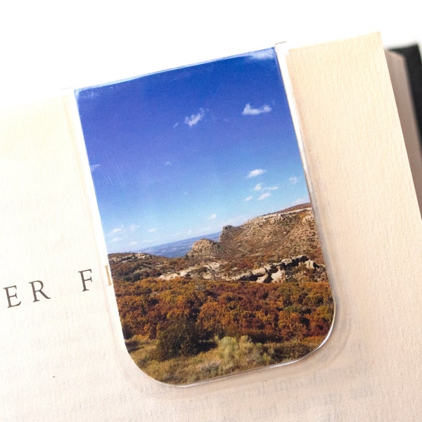 Magnetic Bookmark, Vacation Gift, Colorado Photo, Mesa Verde, Cortez Colorado, Travel Gift, Bookish Gift, Gifts Under 5, Photograph Bookmark