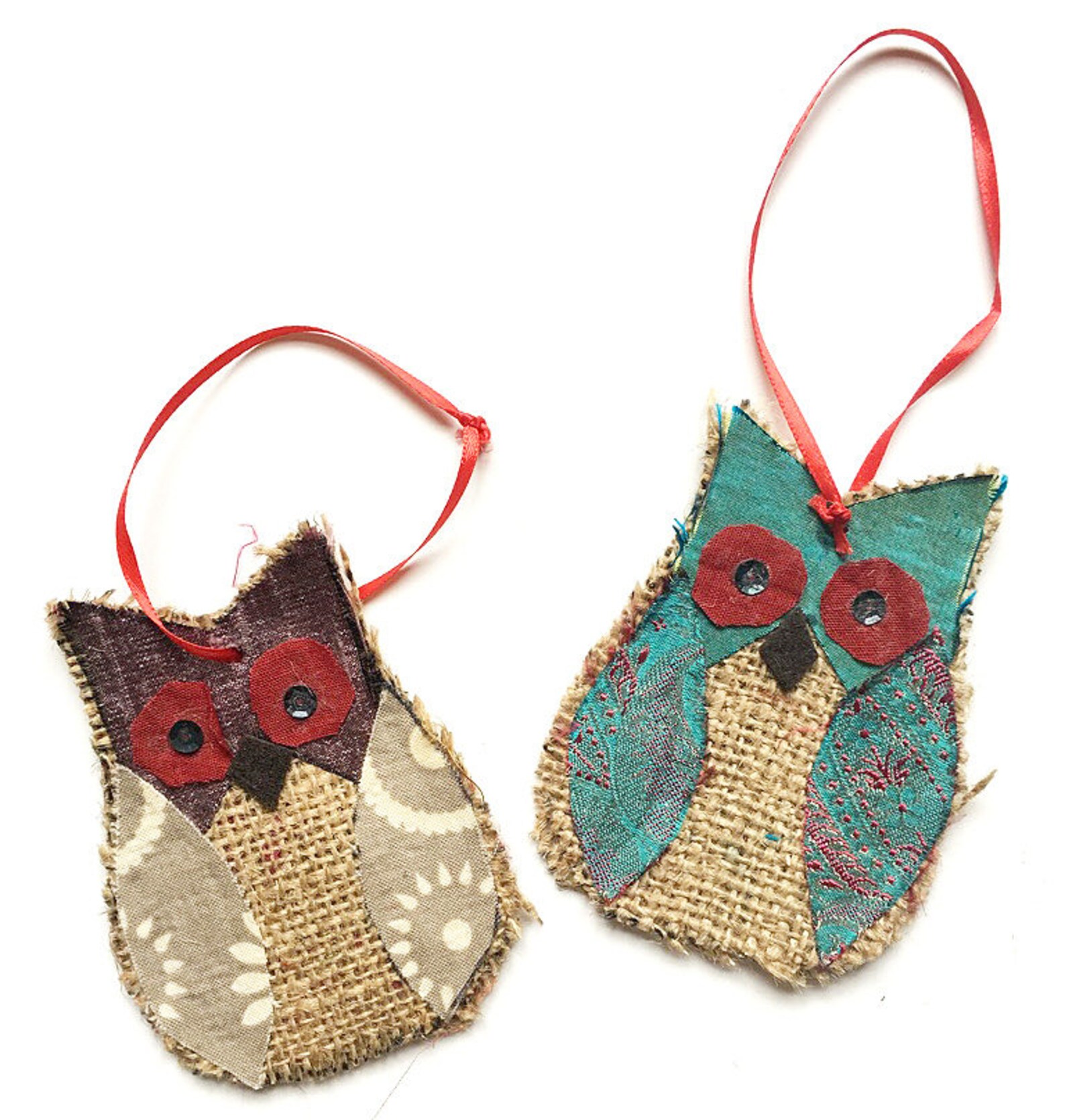 Burlap Owl Craft Fabric Craft Kit Owl Crafts DIY Kit Kids Craft Kit