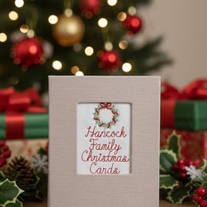 Custom Personalized Christmas Card Keepsake image 5