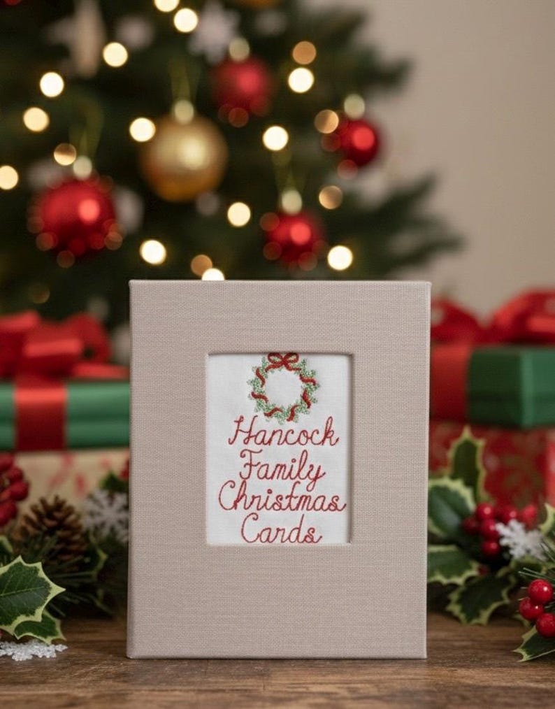 Custom Personalized Christmas Card Keepsake image 5