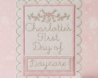 Interchangeable Milestone Card for School