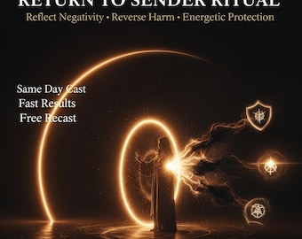 Ritueel van retour naar afzender | Energiegrens opnieuw instellen | Spirituele bescherming | Neutrale energieafgifte | Persoonlijk schildritueel