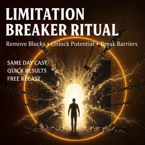Limitation Breaker Ritual | Remove Blockages| Success Energy Shift | Break Through Obstacles | Empowerment & Growth