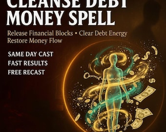 Debt Cleansing Money Spell | Financial Energy Reset | Abundance Mindset Ritual | Money Block Release | Prosperity Alignment Spell