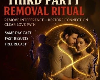 Ritual de Eliminación de Terceros / Alineación de Claridad en las Relaciones / Restablecimiento de Límites Emocionales / Ceremonia de Enfoque en el Amor / Ritual de Realineación Energética