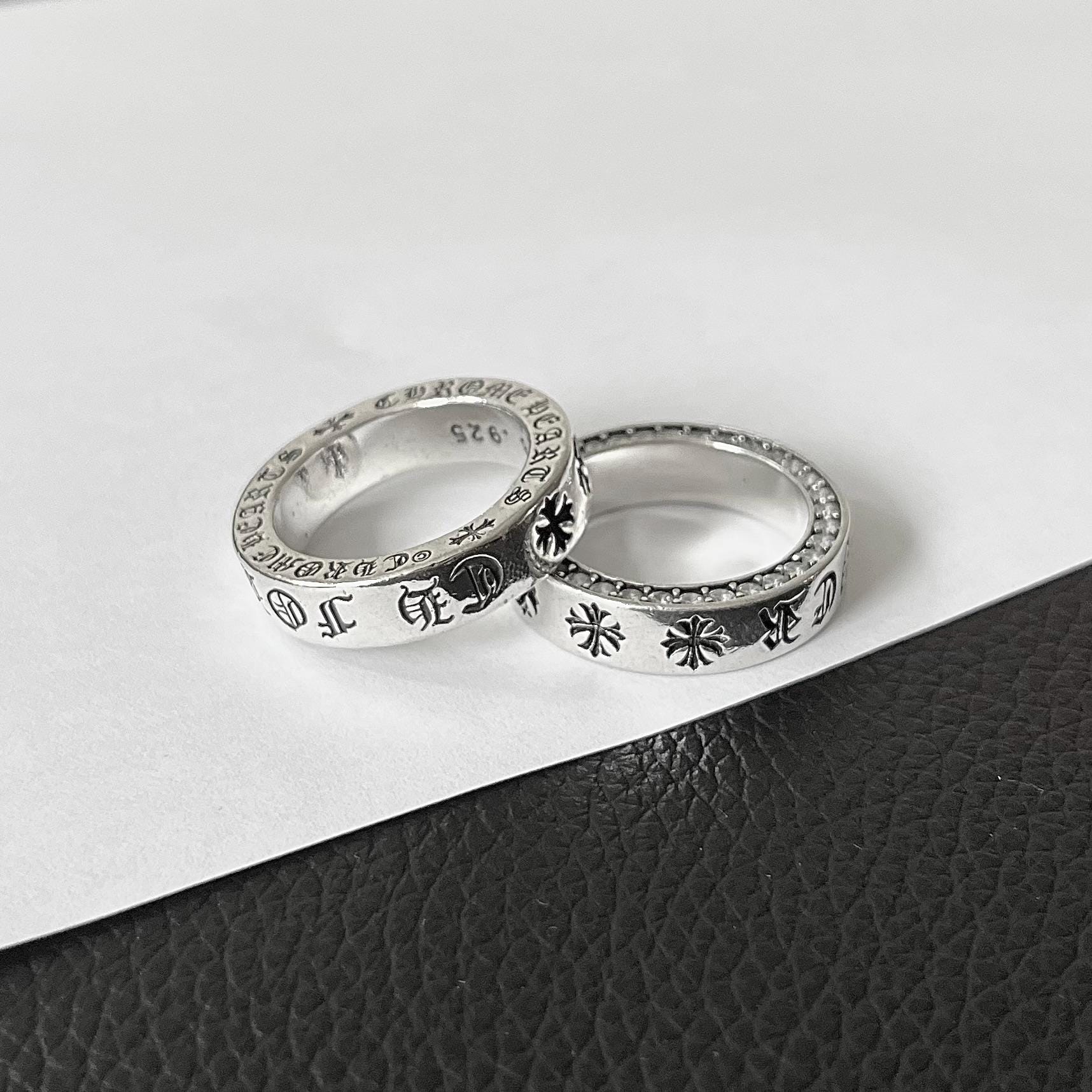 Chrome Hearts Forever Ring - Etsy