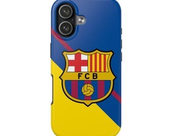 FC Barcelona Handyhülle | Klare Aufprallhülle für iPhone & Samsung | Fußball Fan Geschenk