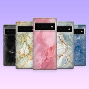 Funda de mármol para teléfono, elegante y lujosa, para Google Pixel 10, 10 Pro, 9, 9 Pro, 8A, 8, 7A, 6A, Samsung S25, S24 Fe, S23, A16, iPhone 16, 15