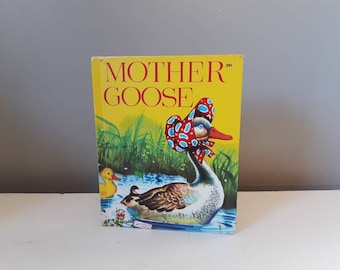 Vintage Mother Goose Book, 40s Wonder Books