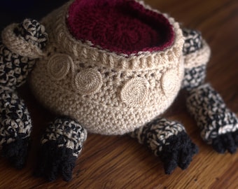 Peluche de tarro de guerrero Alexander hecho a mano a ganchillo // Juego Elden Ring Dark Souls