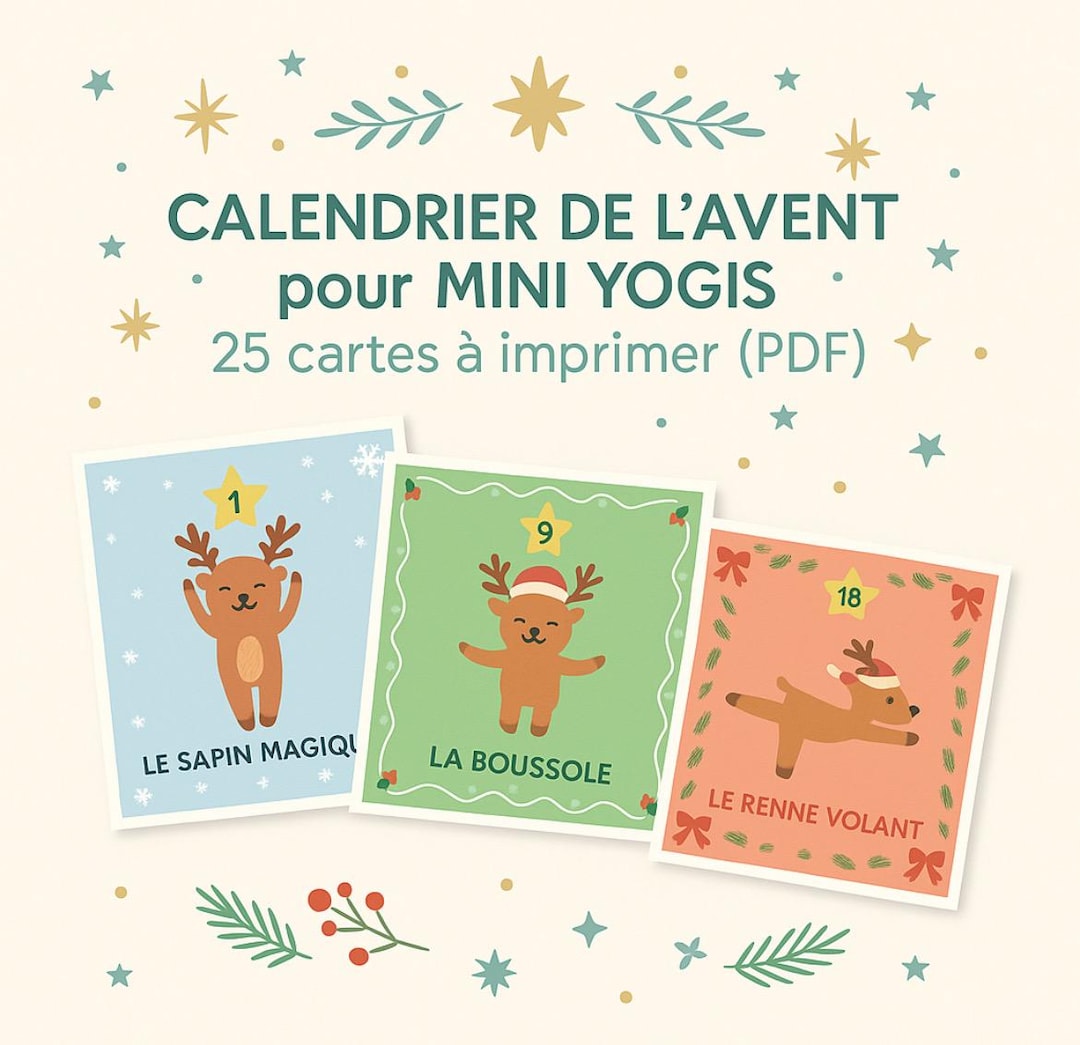 Calendrier De Lavent Montessori