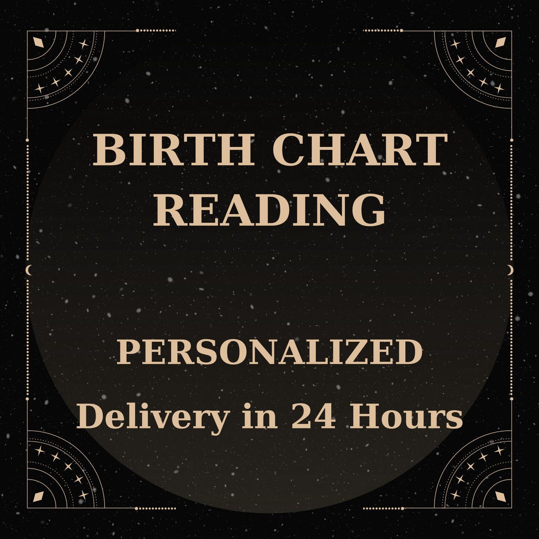 Personalized Birth Chart | Custom Astrology Natal Chart PDF | Zodiac ...