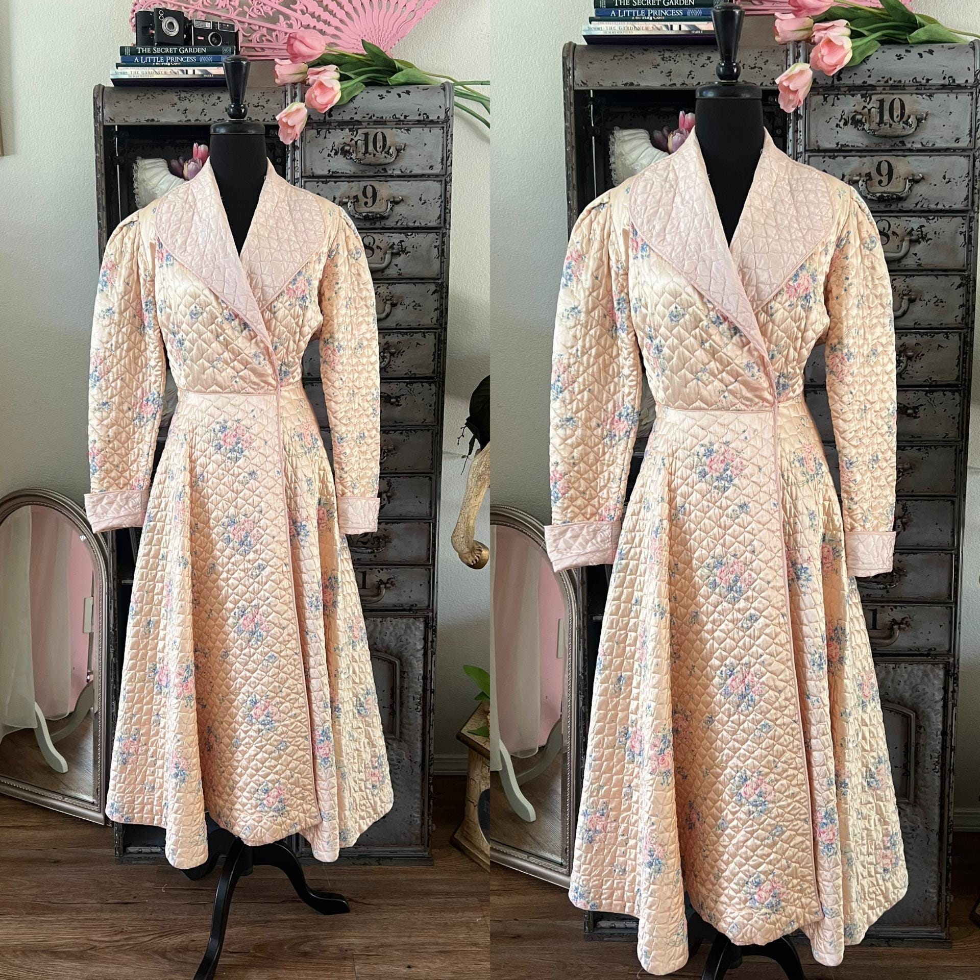 専用40s-50s vintagePENDLETONcheck gowncoat 1940s Misses Housecoat Mccall 5320 Vintage Sewing Pattern