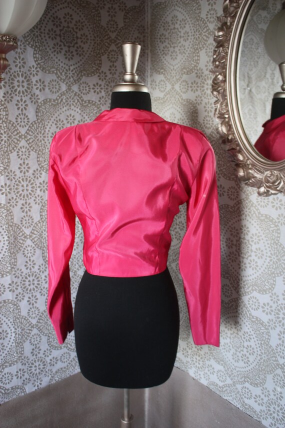 Vintage 1940's Party Lines by Emma Domb Hot Pink … - image 4