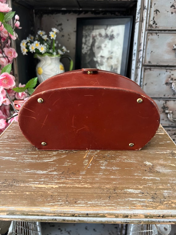 1960's 70's Brown Leather Mini Purse - image 7