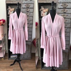 1970&#39;s Dusty Pink Dress Medium