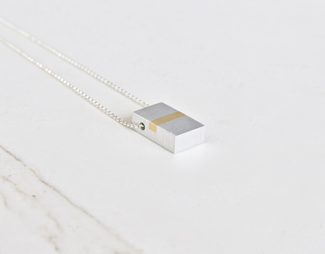 Aluminum Necklace Anniversary Jewelry Aluminum Jewelry Etsy