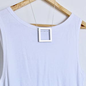 Aluminum Necklace Anniversary Jewelry Aluminum Jewelry Minimalist Necklace